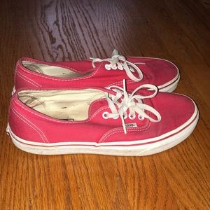 Red Vans